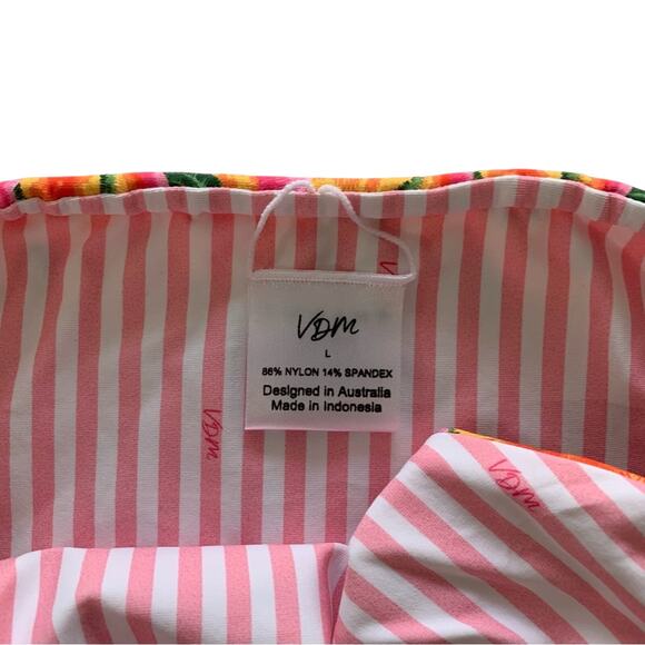 VDM Revolve Multicolor Reversible Swim Adjustable String Bikini Bottoms Bundle - Picture 6 of 13